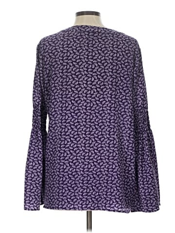 MICHAEL Michael Kors Long Sleeve Blouse (view 2)