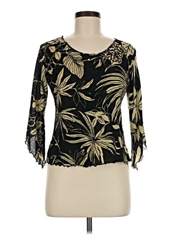 Haven Bleu 3/4 Sleeve Blouse (view 1)