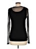 Ruby Ribbon Black Long Sleeve Top Size L - photo 2