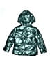 Jessica Simpson 100% Polyester Metallic Silver Teal Snow Jacket Size 6X - photo 2