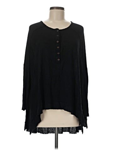 Free People Long Sleeve Henley (view 1)