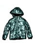 Jessica Simpson 100% Polyester Metallic Silver Teal Snow Jacket Size 6X - photo 1