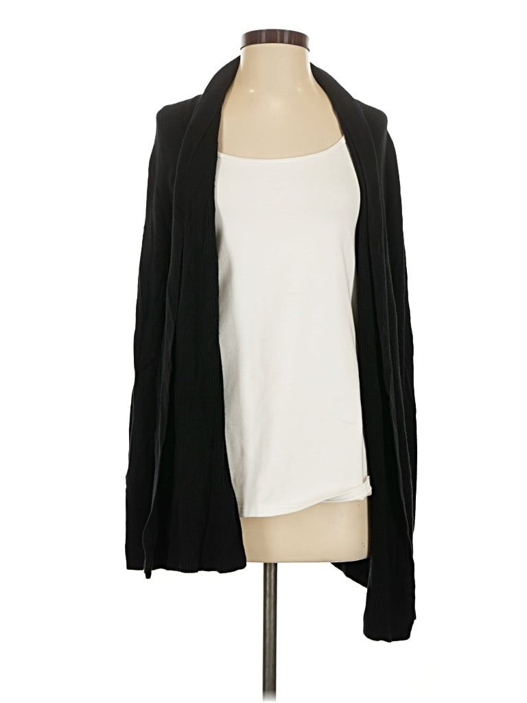 Pre-owned Olivia Sky Cardigan Sweater In Black