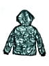 Jessica Simpson 100% Polyester Metallic Silver Teal Snow Jacket Size 6X - photo 2