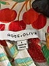 Rose + Olive Orange 3/4 Sleeve Blouse Size L - photo 7
