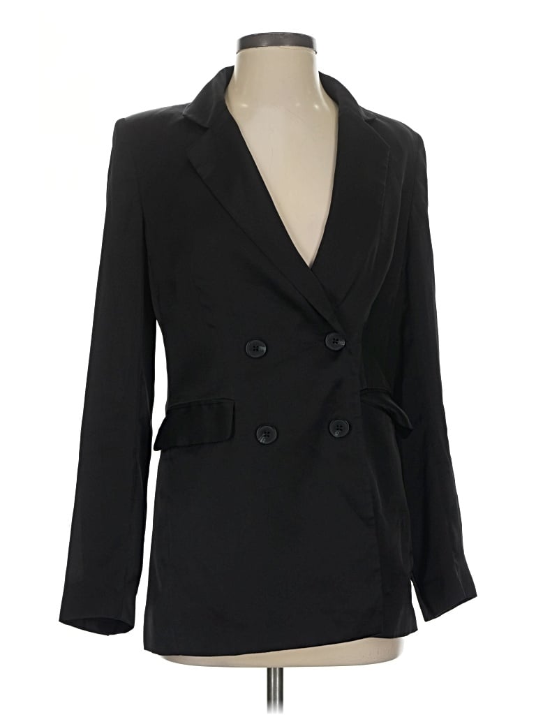 Pre-owned Express Blazer Jacket In Black