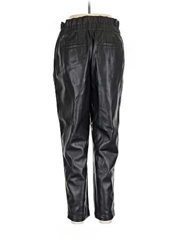 Madewell Vegan Leather Pull-On Paperbag Pants (view 2)