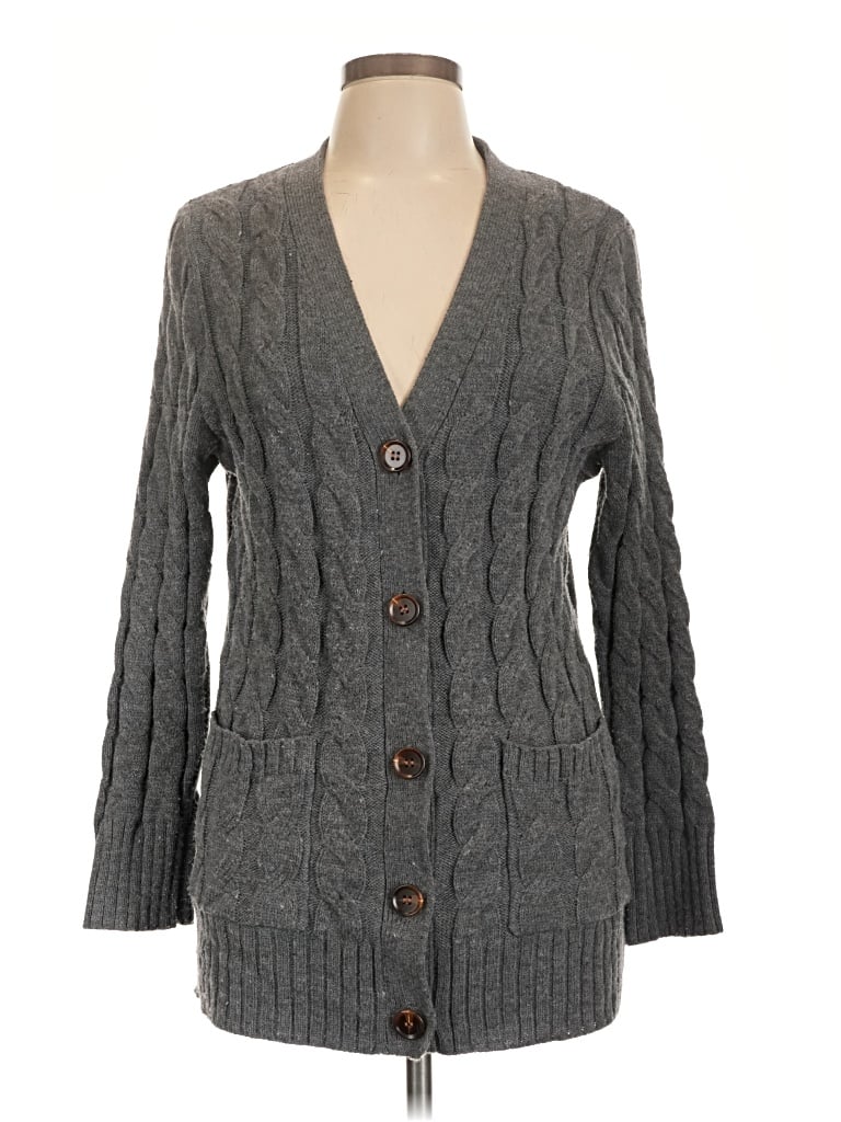 Pre-owned Grecerelle Cardigan Sweater In Gray