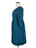 Jonathan Martin Solid Teal Casual Dress Size 14 - photo 5