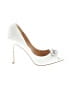 Badgley Mischka White Heels Size 7 - photo 1