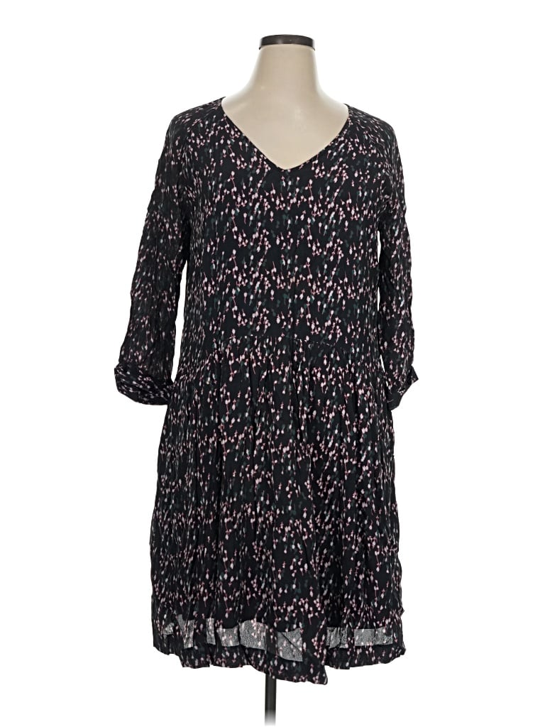 Pre-owned Garnet Hill Casual Dress In Black