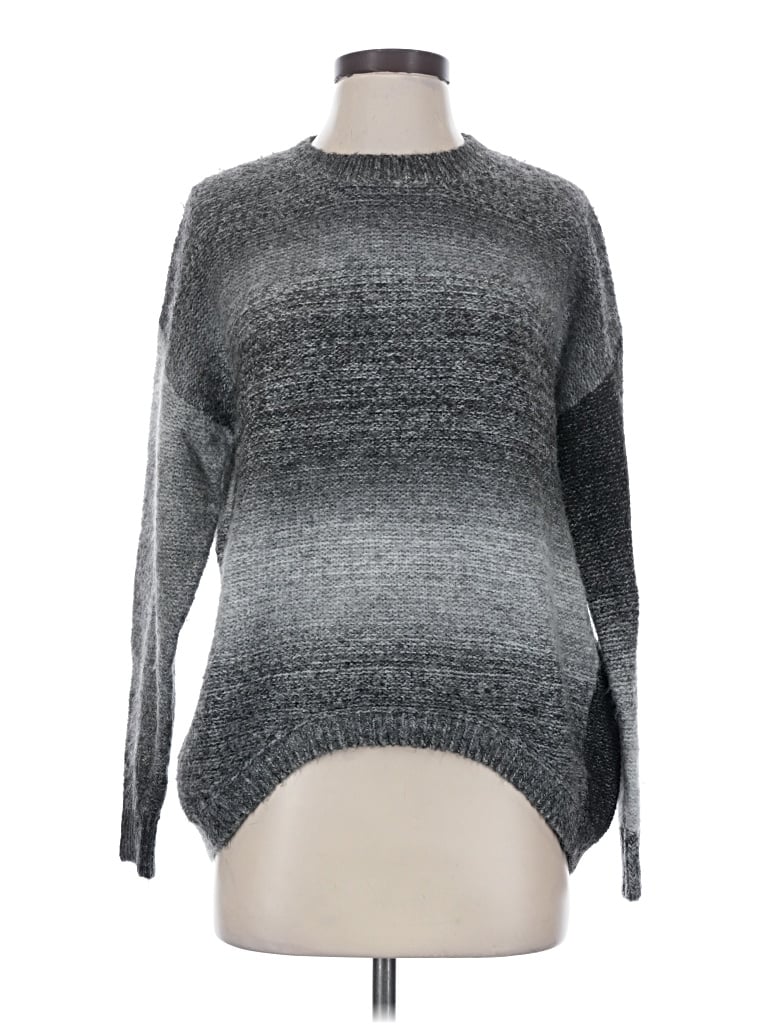 Pre-owned Hem & Thread Pullover Sweater In Gray