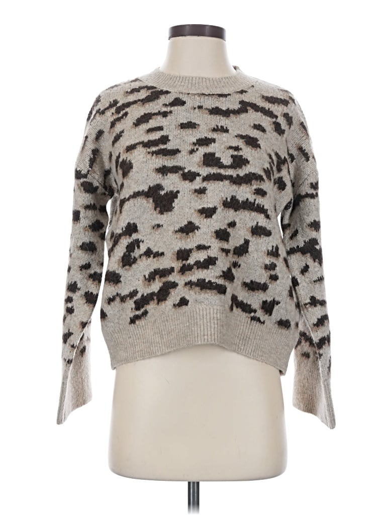 Pre-owned Hem & Thread Pullover Sweater In Gray