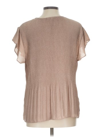 Adrianna Papell Short Sleeve Blouse (view 2)