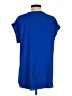 Express Blue Short Sleeve Blouse Size L - photo 2
