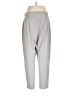 Lands' End Solid Gray Sweatpants Size L - photo 2
