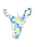 Unbranded Floral Blue Swimsuit Top Size S - photo 1