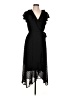 Monteau 100% Polyester Black Cocktail Dress Size L - photo 1