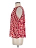 Ann Taylor LOFT 100% Polyester Red Sleeveless Blouse Size M - photo 5