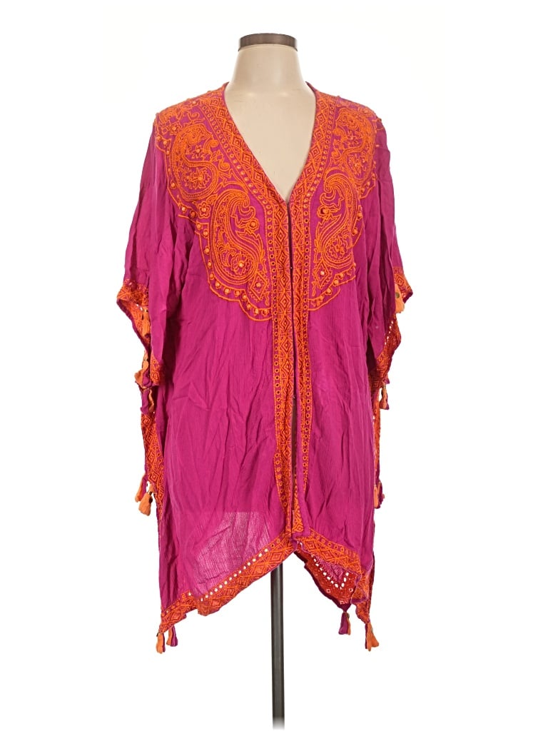 Pre-owned Soft Surroundings Kimono In Pink