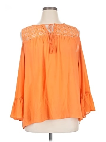 New Directions 3/4 Sleeve Blouse (view 1)