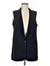 Express 100% Polyester Blue Vest Size M - photo 1