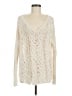 Free People 100% Cotton Ivory Pullover Sweater Size M - photo 1