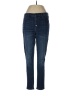 Seven7 100% Cotton Solid Blue Jeans Size 10 - photo 1