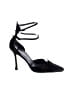 Manolo Blahnik 100% Suede Black Heels Size EU 37 1/2 - photo 1