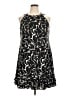 MSK Graphic Black Cocktail Dress Size 16 - photo 1