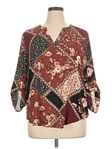 Maurices 3/4 Sleeve Blouse (view 1)