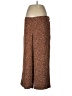 J.Jill Animal Print Brown Casual Pants Size L - photo 1