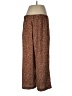 J.Jill Animal Print Brown Casual Pants Size L - photo 2