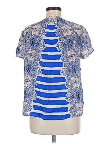 Maeve Short Sleeve Silk Top (view 2)