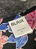 Blair 100% Polyester Black 3/4 Sleeve Blouse Size L - photo 7