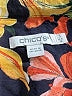 Chico's Floral Black 3/4 Sleeve Blouse Size XL (3) - photo 7