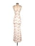 Unbranded Floral Ivory Cocktail Dress Size XS - photo 2