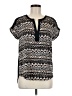 Daniel Rainn Black Short Sleeve Blouse Size M - photo 1
