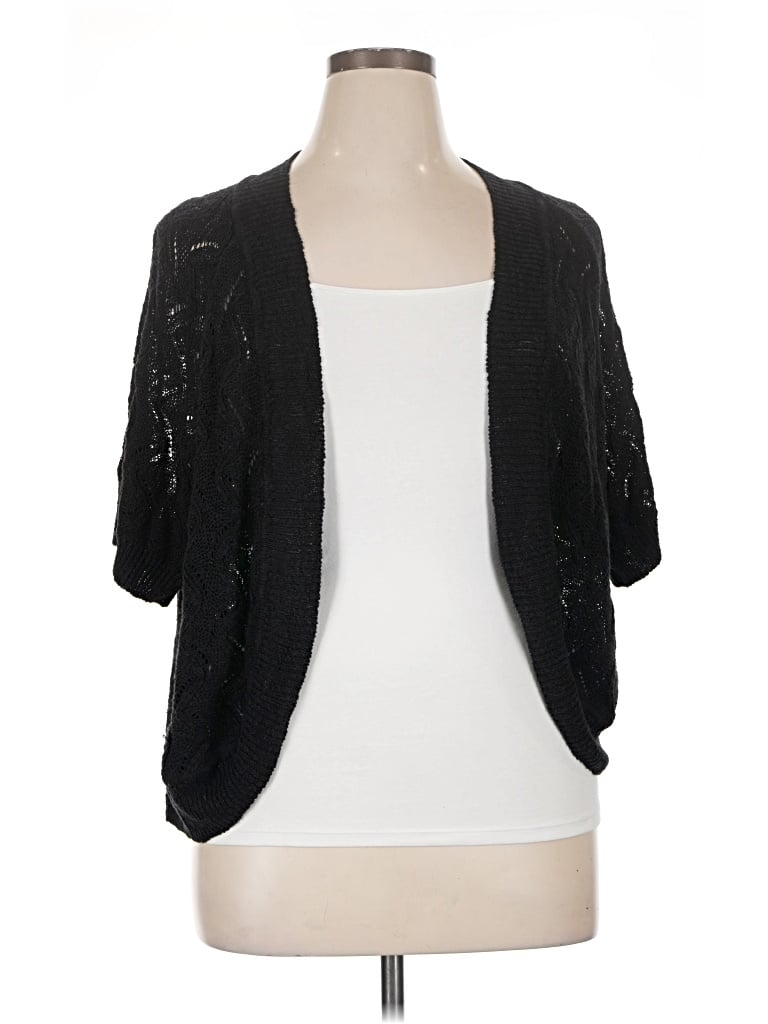 Pre-owned Avenue Cardigan Sweater In Black