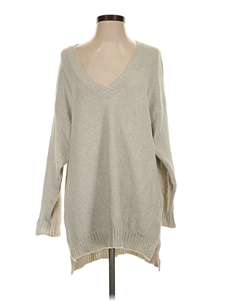 Pre-owned Z Supply Pullover Sweater In Gray