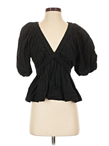 Abercrombie & Fitch Short Sleeve Blouse (view 1)