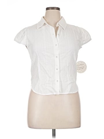 Passport Sleeveless Button-Down Shirt (view 1)