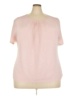 Calvin Klein Pink Short Sleeve Blouse Size 3X - photo 1