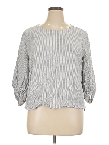 Matty M 3/4 Sleeve Blouse (view 1)