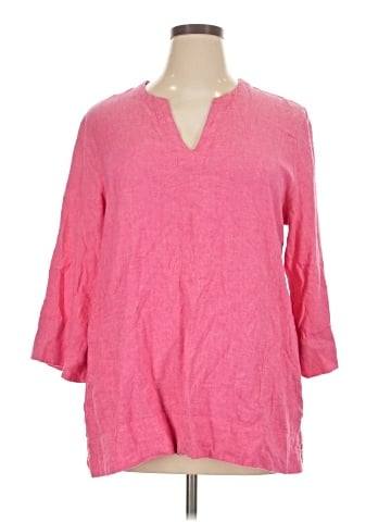 Lands' End 3/4 Sleeve T-Shirt (view 1)
