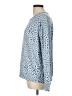 P.J. Salvage Animal Print Blue Pullover Sweater Size L - photo 5