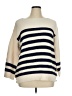 Charter Club Stripes Ivory Pullover Sweater Size XL - photo 1