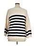 Charter Club Stripes Ivory Pullover Sweater Size XL - photo 2