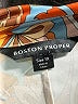 Boston Proper Paisley Ivory Orange Long Sleeve Blouse Size 18 - photo 7