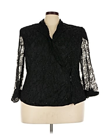 Alex Evenings 3/4 Sleeve Blouse (view 1)